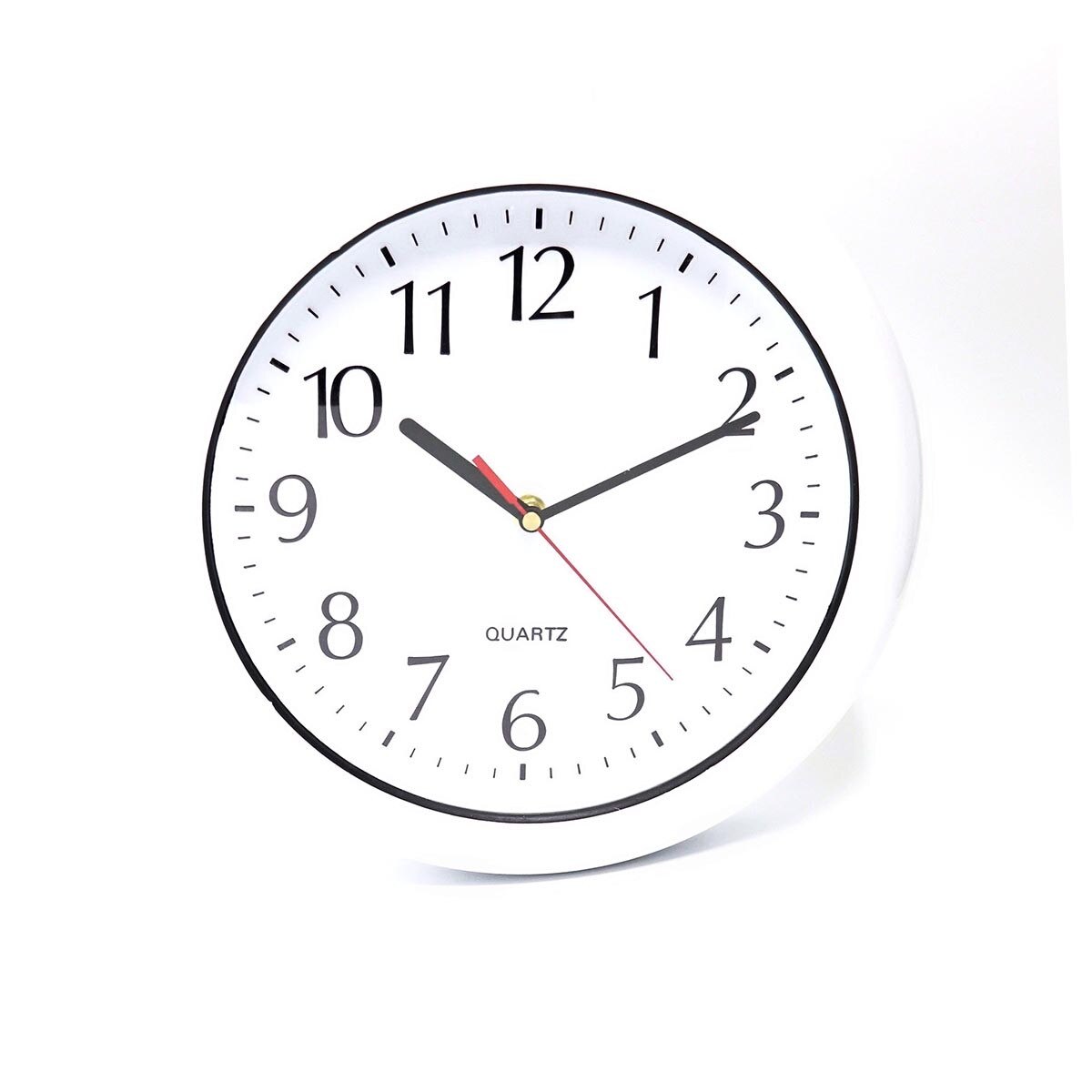 12” Clock, White