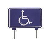 15 x 9 double sided handicap sign