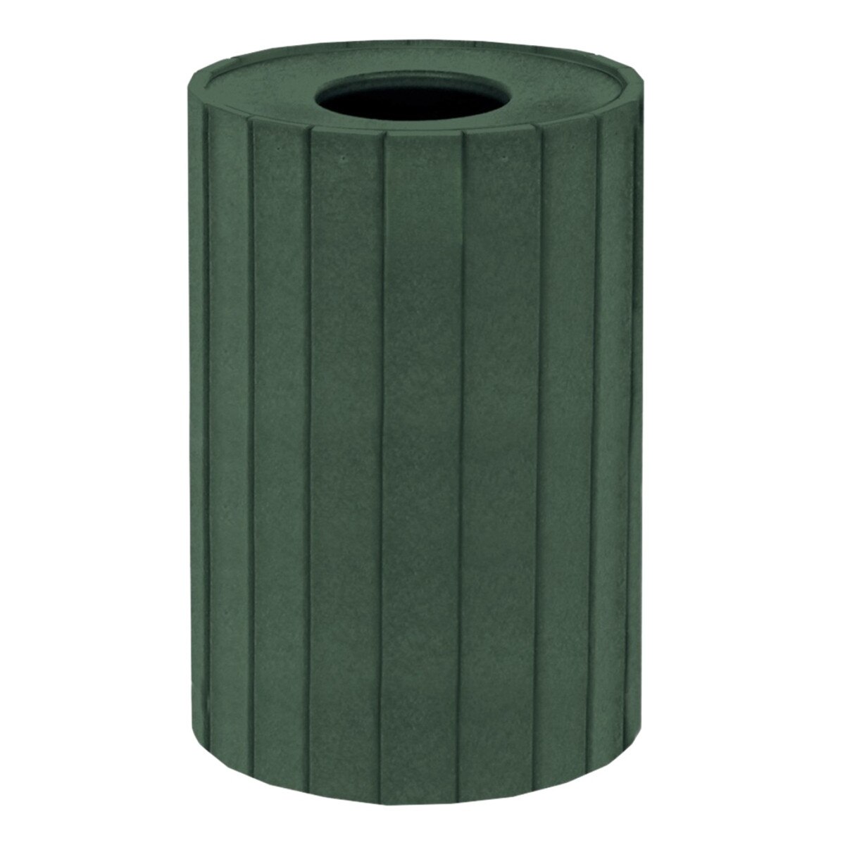 22 G Round Trash Container Green