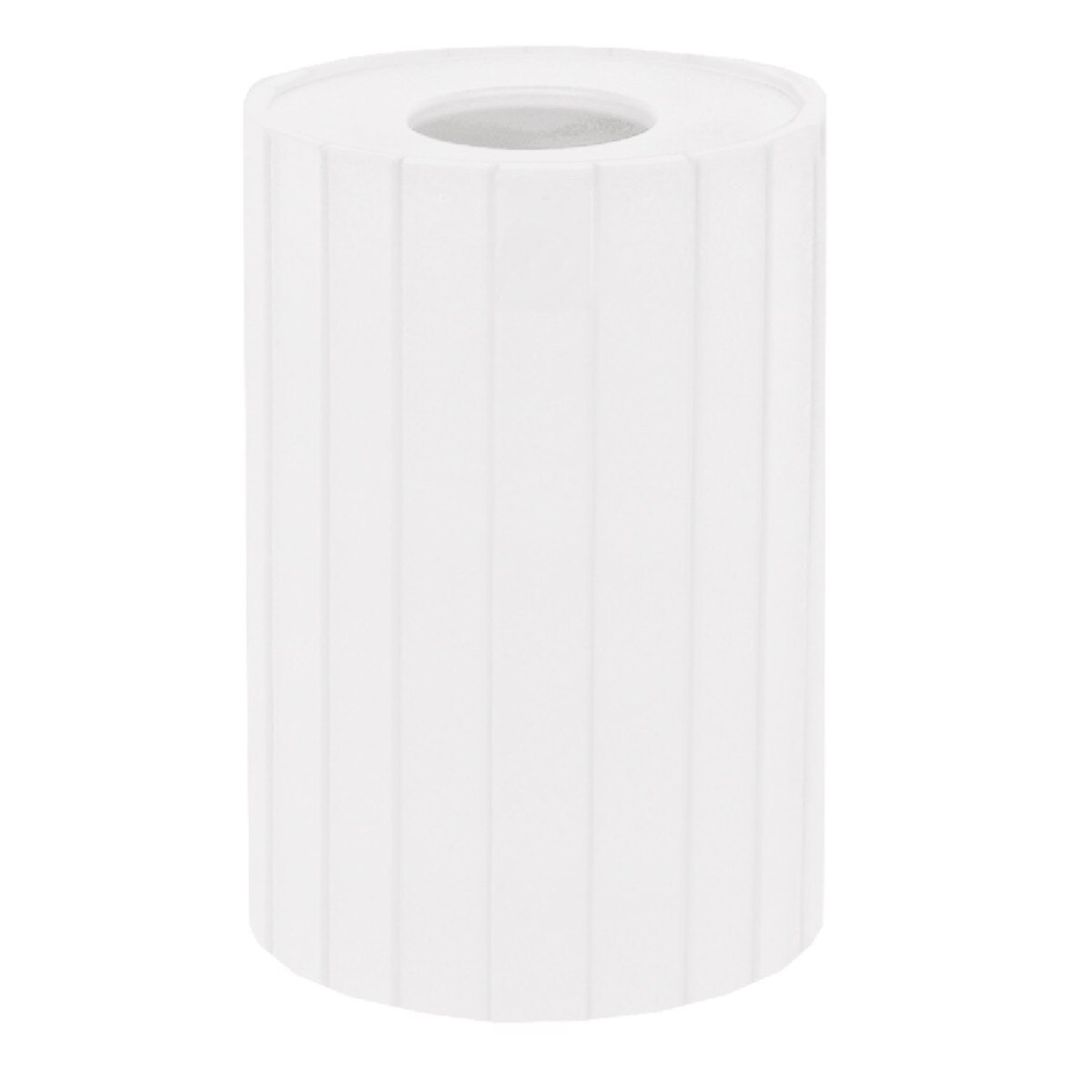 22 G Round Trash Container White