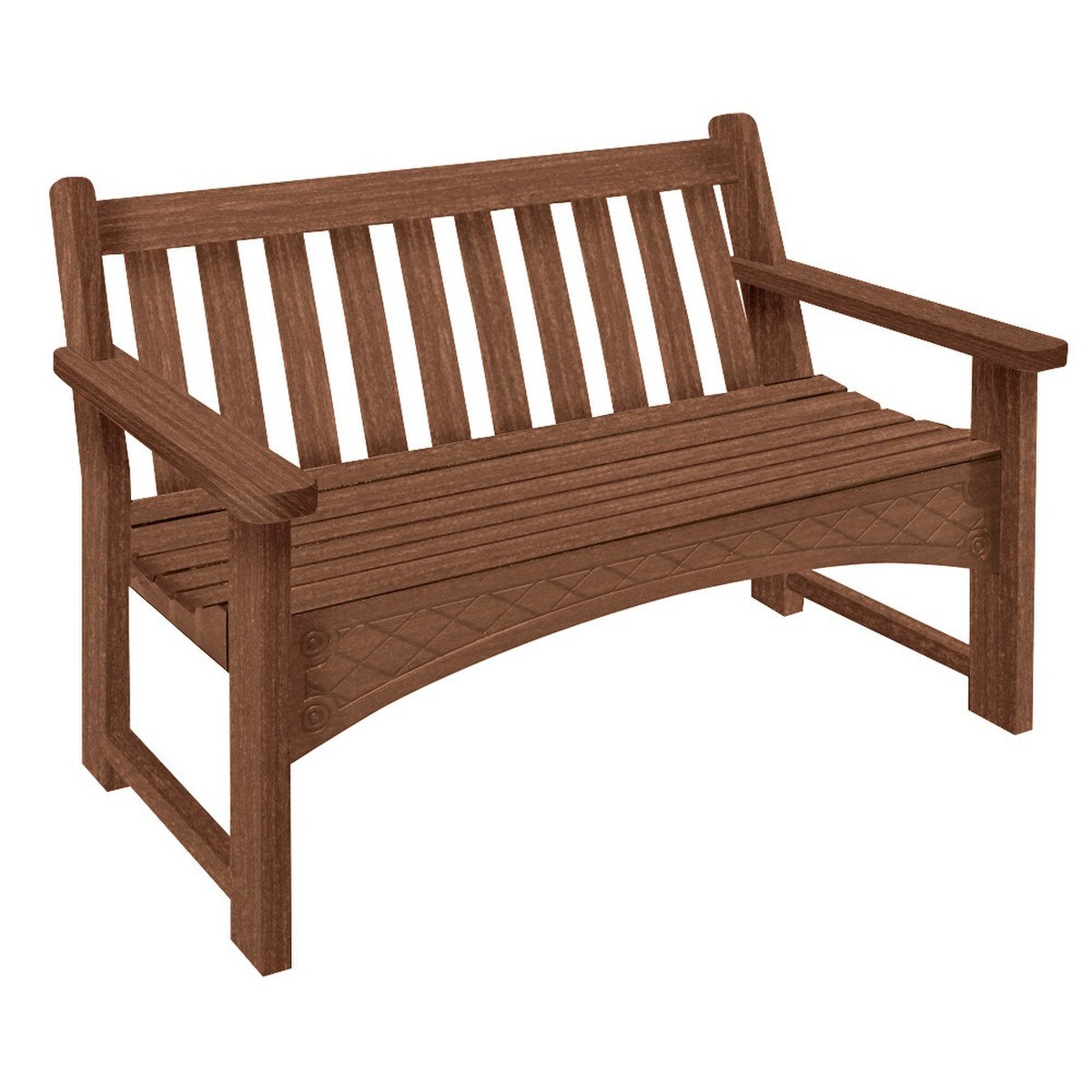 4' Heritage Bench Walnut