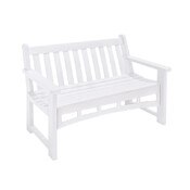4' Heritage Bench White