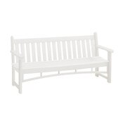 6' Heritage Bench White