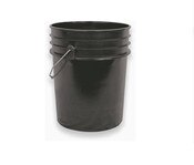 BLACK 5 GALLON BUCKET