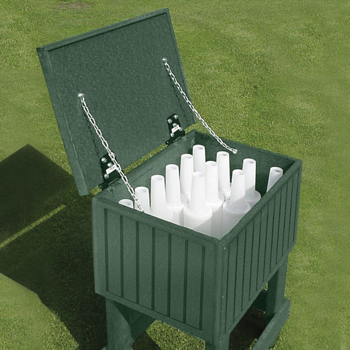 Medium Divot Bottle Box Green