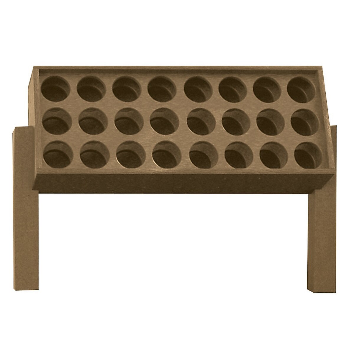 Medium Divot Bottle Rack Driftwood