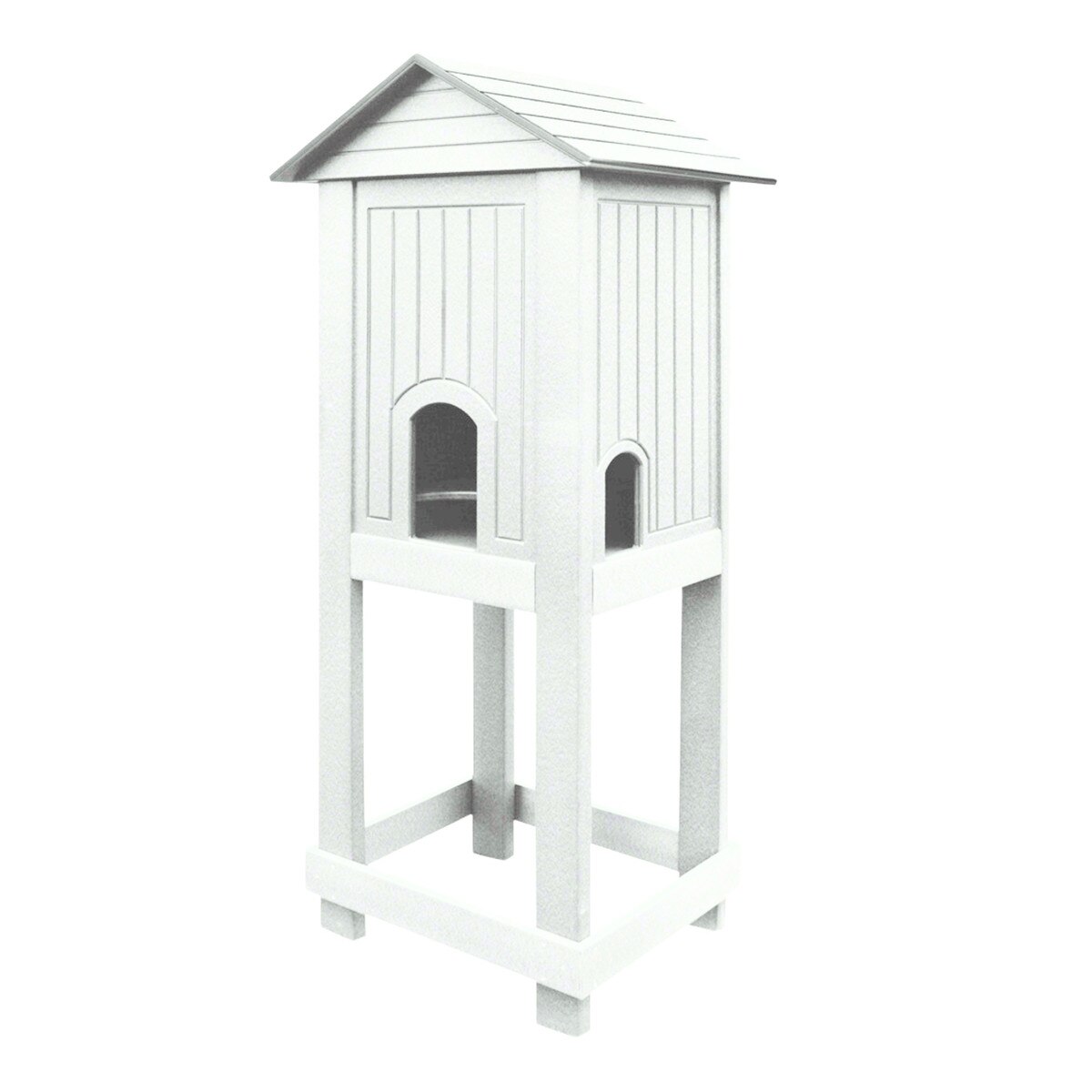 Open Base Water Station White