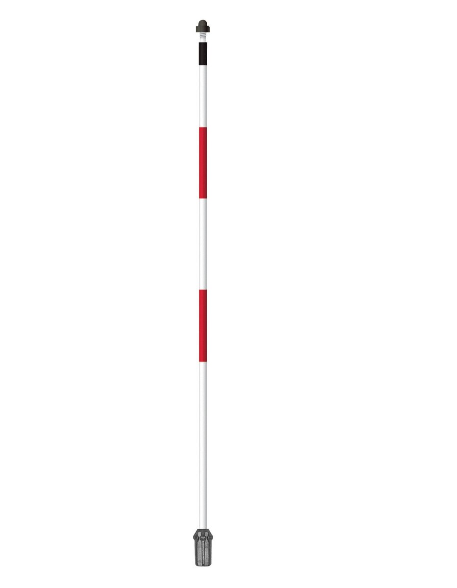 Wittek flagstick white red